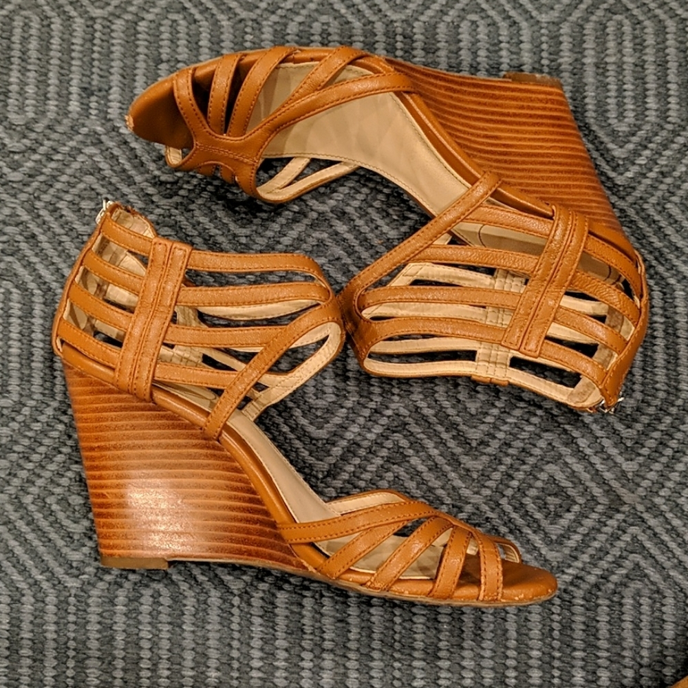 Calvin Klein Fanya strappy wedge sandals